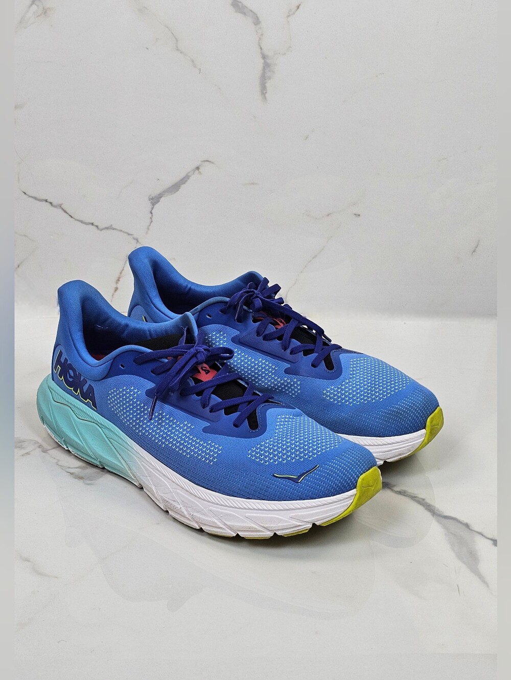 HOKA ONE ONE Arahi 7 Men’s Size 15 D Blue Running Shoes Cushion Sneakers 1147850